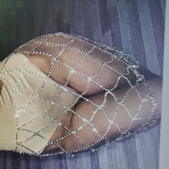 Rhinestone mini skirt - Picture 6 of 7